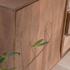 Aparador grande contemporáneo Vandana Autumn Haven de madera de mango con puertas y cajones con tiradores empotrados Cabure - Product Image 2