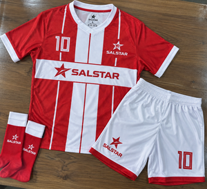 เสื้อฟุตบอล Salstar รุ่นใหม่ ชุดยูนิฟอร์มฤดูร้อน สุดฮิต โลโก้ทีม สปอนเซอร์ ปรับแต่งได้ ระบายอากาศ แห้งเร็ว คุณภาพดี ขายดี - Product Image 5