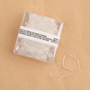 Coleteros TIETYP, Bandas Elásticas de Goma de Color Sólido, Minimalistas y Modernas para Uso Diario, Paquete para Mujer, Empaquetado en Cartón, Hecho en Corea - Product Image 4