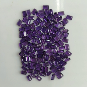 Ametista Africana Natural, Forma Octogonal de 6x4MM, Color Púrpura, Gema Suelta de la Mejor Calidad, Gemas Red Mountain para Joyería - Product Image 3