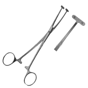 Pinces à anse ergonomiques Willet Martel pour la réparation des lacerations du cuir chevelu, 190 mm de long, en acier inoxydable - Product Image 5