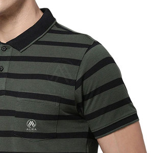 Chemises polo pour hommes respirantes et à séchage rapide, chemises polo pour hommes avec logo personnalisé imprimé, chemises polo pour hommes élégantes de haute qualité - Product Image 5