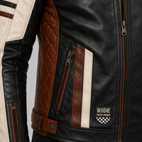 Veste en cuir élégante et tendance pour hommes, de haute qualité, confortable, style décontracté, pour l'hiver.