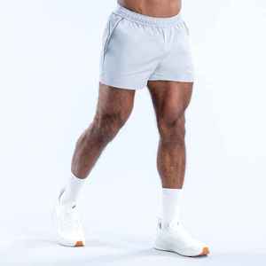 Pantalones Cortos Deportivos para Hombre, Color Azul Claro, de Secado Rápido, Cintura Elástica, Corte Medio, 100% Poliéster, Estilo Casual - Product Image 6