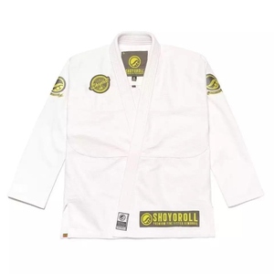 Uniforme Profesional de Jiu-Jitsu Brasileño Shoyorol Blanco RTS, Lote N.° 75, 100% Algodón, Kimono de Jiu-Jitsu - Product Image 6