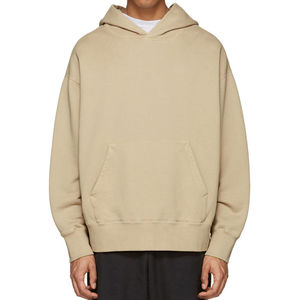 เสื้อฮู้ดผ้าฝ้ายสวมใส่สบายพร้อมชายเสื้อแบบริบและเชือกผูกปรับได้ - Product Image 5