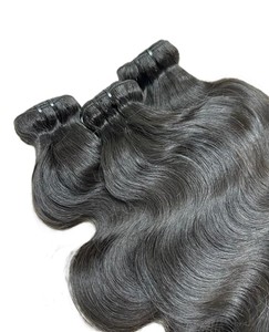 3 Paquets de Cheveux Humains Bruts d'Inde du Sud de 26 Pouces, Double Trame, Noir Naturel, Extensions de Cheveux Remy, Ondulation Eau et Ondulation Naturelle - Product Image 4