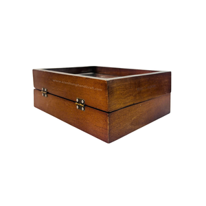 Cadre double en bois artisanal - Présentoir photo minimaliste à double charnière - Décoration intérieure sur le thème de la plage - Product Image 5