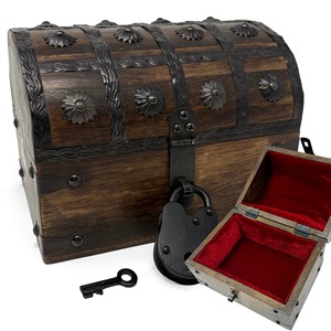 Caja de Recuerdos para Sala de Estar Hecha a Mano con Madera de Mango, Diseño Desmontable de un Solo Nivel y Grabado Personalizado |   Venta al por mayor - Product Image 1