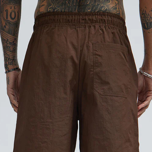 Minimal Design <b>Men</b> <b>Shorts</b> <b>With</b> Comfortable Nylon Material For Bulk Buyers / Casual Wear Design <b>With</b> <b>Zip</b> <b>Pockets</b> And Drawstrings - Product Image 6