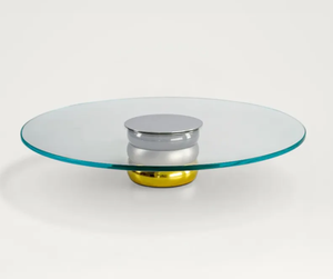 Support à gâteau rond en verre, plateau de présentation de desserts, outil de pâtisserie, résistant au four, outils de pâtisserie DIY pour la décoration de table de fête - Product Image 1
