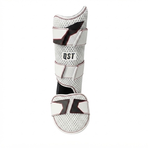 Custom Baseball Leg Guard Leg <b>Protector</b> with Foot Cover Double Strap Closure Breathable Mesh Sports Protective Gear - Product Image 5