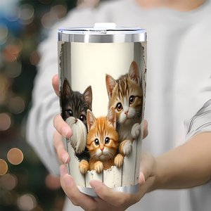Stainless Steel Tumbler 20oz Double Wall <b>Insulated</b> Travel <b>Mug</b> For Outdoor Camping Hiking Drink Cup - Product Image 3