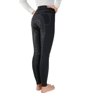 Pantalon d'équitation extensible 4 directions de haute qualité, leggings, collants, vêtements d'équitation en tissu technique au toucher doux - Product Image 4