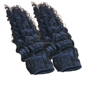 2025 Best-seller Nouvelle Arrivée Indonésien Naturel Vague Profonde Vierge Remy Bundles Super Double Dessiné Double Extensions de Cheveux Humains - Product Image 3