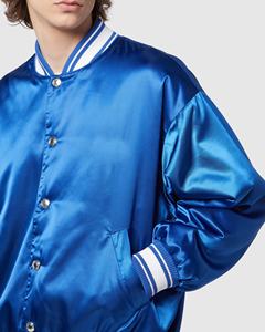 Chaqueta de béisbol Varsity de calidad superior para mujer, moda informal, precio razonable, el mejor diseño, chaqueta Varsity de satén brillante para mujer - Product Image 5