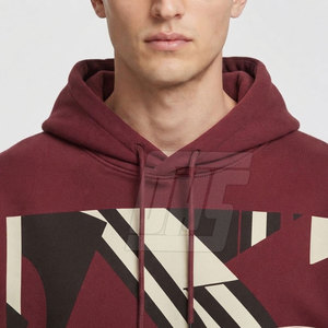 Hoodies sans manches pour hommes de qualité supérieure, en coton personnalisé, à capuche, pour la salle de sport, l'entraînement, le streetwear décontracté, tissu respirant - Product Image 6