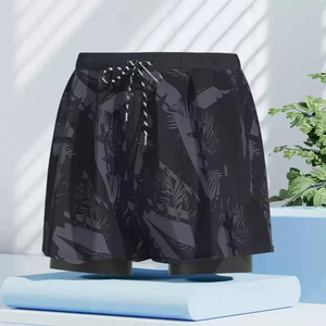 Shorts de Playa para Hombre de Alta Calidad, Doble Capa, Deportivos, Anti-Transparencia, Holgados, con Estampado, Impermeables y Transpirables - Product Image 3