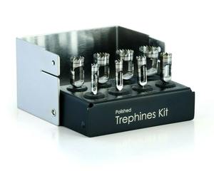Juego de 8 Piezas de Brocas de Trepanación para Implantes Dentales de Alta Calidad, Nuevas, Pulimentadas, de Acero Inoxidable Quirúrgico - Product Image 6