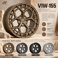 Jantes forgées en maille treillis 18-22 pouces Bronze mat 5x112 5x114.3 6061-T6 VIW-155 pour BMW Audi Mercedes-Benz