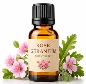 Huile Essentielle de Géranium Rose en Gros, Huile Pure pour l'Aromathérapie, les Soins Personnels, la Fabrication de Bougies et l'Utilisation en Parfumerie, Fournisseur en Gros OEM - Product Image 2
