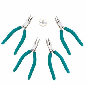 Juego de 4 herramientas de joyería OEM de diseño más reciente, alicates de punta redonda y curva para hacer abalorios, precio competitivo de fábrica al por mayor - Product Image 4