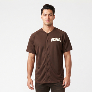 Maillot de baseball sublimé de haute qualité, entièrement boutonné, pour homme, manches courtes - Product Image 1