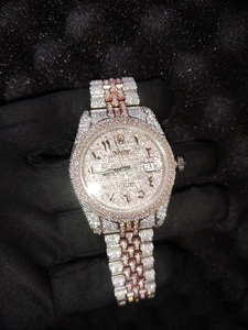 Factory Price men's Watch VVS Moissanite Diamond Watch Luxury Designer Luxury men's Wrist Watch With Box Pass Diamond <b>tester</b> - Product Image 2