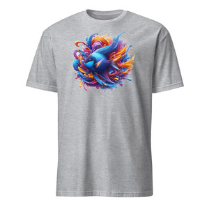 เสื้อยืดคอตตอน 100% พิมพ์ลาย DTG สไตล์ล่าสุด MOQ ต่ำ คุณภาพพรีเมียม แห้งเร็ว ระบายอากาศได้ดี แขนสั้น สวมใส่สบาย เหมาะสำหรับใส่ลำลอง - Product Image 1
