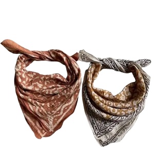 square Organic <b>Scarf</b> Cotton Custom logo Bandana <b>Scarf</b> High Quality Soft Manufacturer Other <b>Scarves</b> Latest Fashion - Product Image 1