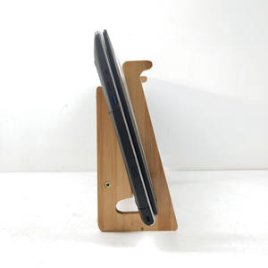 Bamboo Laptop Stand Riser Wooden Notebook Holder Convertible Computer <b>Desk</b> Stand for <b>Office</b> - Product Image 5