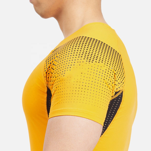 เสื้อยืดคอตตอนพลัสไซส์สำหรับผู้ชาย แบบคัสตอม คอกลม แขนสั้น ระบายอากาศได้ดี เนื้อผ้าเจอร์ซีย์ แบบรัดรูป - Product Image 6