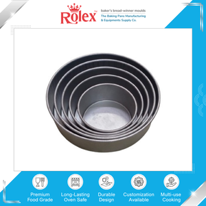 Suministro Directo de Fábrica: Moldes Redondos para Pastel de Acero Aluminizado Reutilizables de 4x2.5 Pulgadas a Buen Precio - Product Image 4