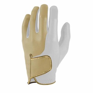 Gants de golf DARIB IMPEX en cuir de chèvre respirant antidérapant à enfiler pour homme, sport, blanc, impression en relief - Product Image 3