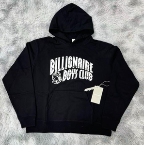 Sweat-shirts à capuche décontractés en molleton uni brodé, en coton, coupe régulière, 430 grammes, doublés, respirants, pour homme, vente en gros, hiver - Product Image 1