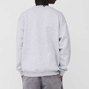 Sweat-shirt à col rond pour homme de haute qualité ODM, sweat-shirts et hoodies en coton pour homme, respirant, logo personnalisé, couleur unie - Product Image 2