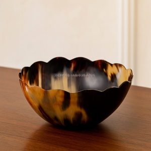 Cuenco de cuerno de búfalo Natural hecho a mano, regalo decorativo Hawwolin, taza de cerveza, utensilios de cocina rústicos, regalo de Navidad - Product Image 5