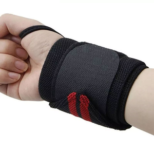 Muñequeras Personalizadas con Logotipo, de Algodón Negro, Ajustables, con Rayas, para Entrenamiento y Deportes, Unisex, para Todas las Estaciones - Product Image 5