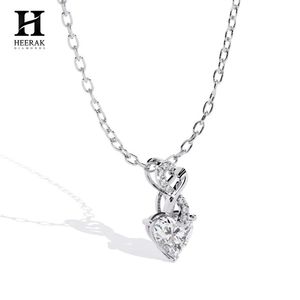 Colgante de Corazón de Diamantes en Oro Personalizado al por Mayor, Diseño Infinito Romántico, Joyería Fina Certificada IGI/GIA - Product Image 2