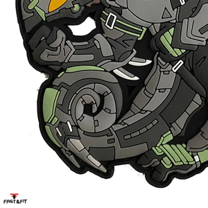 Nouveau design, patch en caoutchouc PVC 3D adhésif personnalisé de haute qualité avec bordure Merrow pour chapeaux et vêtements d'extérieur – Tailles et couleurs personnalisées - Product Image 4