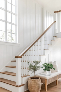 Solid Wood Stair Tread 48 In <b>X</b> <b>11</b> 1/4 In <b>X</b> 1 1/32 In For Staircase Installation Made by Viet Nam - Product Image 3