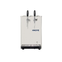 Distributeur de bière commercial réfrigéré 2 robinets Machine à bière pression en acier inoxydable Kegerator 220V