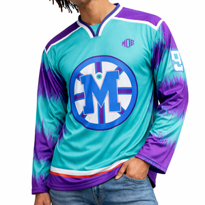 Jersey de Fútbol Americano Sublimado Personalizado, 220GSM, Malla de Poliéster, Ropa Deportiva para Hombre, Jersey Deportivo con Cuello en V, Proveedor OEM - Product Image 1