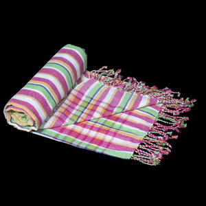 ผ้าขนหนูชายหาดฟูตะลายทางทันสมัยคุณภาพสูงราคาขายส่งสั่งทำได้ ผลิตจากผ้าฝ้ายรีไซเคิล  มีความต้องการสูงในอินเดีย - Product Image 4