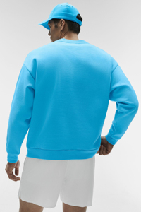 Sweat-shirt en coton à col rond pour homme, pull-over uni, décontracté, mode, sweat-shirt avec logo personnalisé - Product Image 2