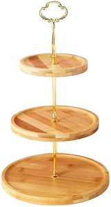 Rustic Wooden <b>3</b> <b>Tier</b> <b>Cake</b> <b>Stand</b> Vintage Cupcake Display Riser Shelf Holder for Wedding Birthday Party Dessert Tray <b>Cake</b> <b>Stand</b> - Product Image 2