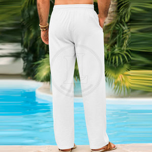 New Arrival High Quality 100% Cotton Men's Straight Casual Lightweight <b>Trouser</b> Best Price - Product Image 4