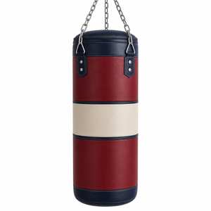 Saco de Boxeo de Cuero de la Mejor Calidad, 6 Pies, Sin Relleno, Autoportante, 20 kg, Rotación de 360 Grados, Entrenamiento Profesional de MMA - Product Image 3