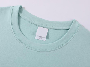 เสื้อยืดคอตตอนสีพื้นคุณภาพสูง ปี 2026 ทรงโอเวอร์ไซส์ แขนสั้น คอกลม สวมใส่สบาย เหมาะสำหรับผู้ชาย ผ้าเจอร์ซีย์ถัก สีน้ำเงิน ยี่ห้อ Maan Wears - Product Image 6