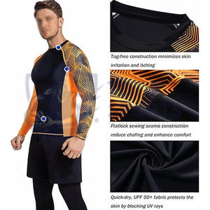 Camiseta de Protección Solar para Hombre, Transpirable, Ajustada, Cómoda, Ligera, Ideal para Natación, Gimnasio y Entrenamiento Profesional, del Mejor Proveedor - Product Image 6